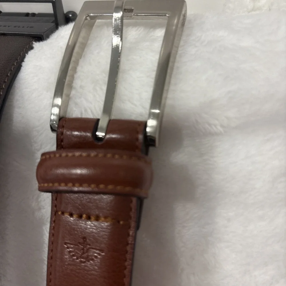 Golf Belt Bundle, 38's, Leather, Nike,Perry Ellis, Dockers